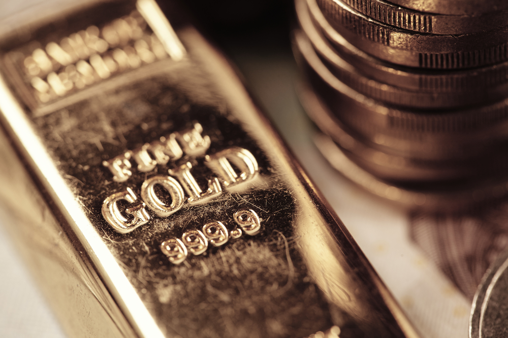 Fine gold bar