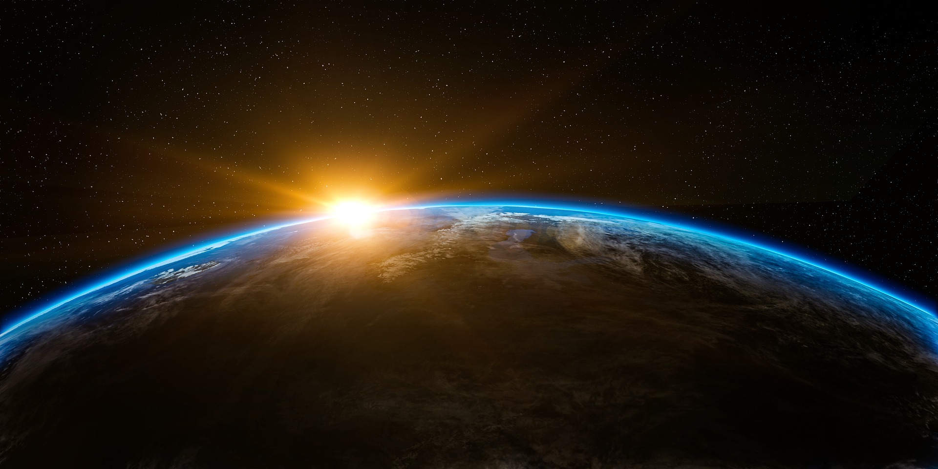 a view of the earth from space